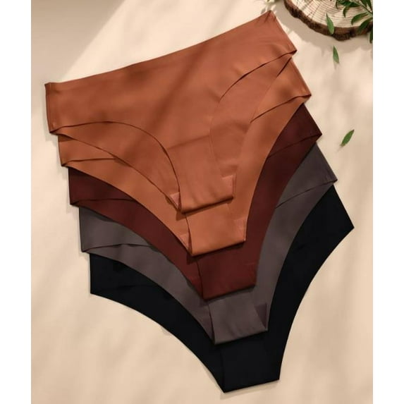 SHARICCA Seamless Bikini Underwear for Women Super Stretch Sexy Low Rise Cheeky Panties Soft Comfort Hipster Pack