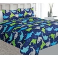 thumbnail image 1 of SHARK BLUE Full Kids Printed 4pc Sheet Set Premium Collection Modern Bedding Dressing New Designs for Girls/Boys & Toddler, 1 of 1