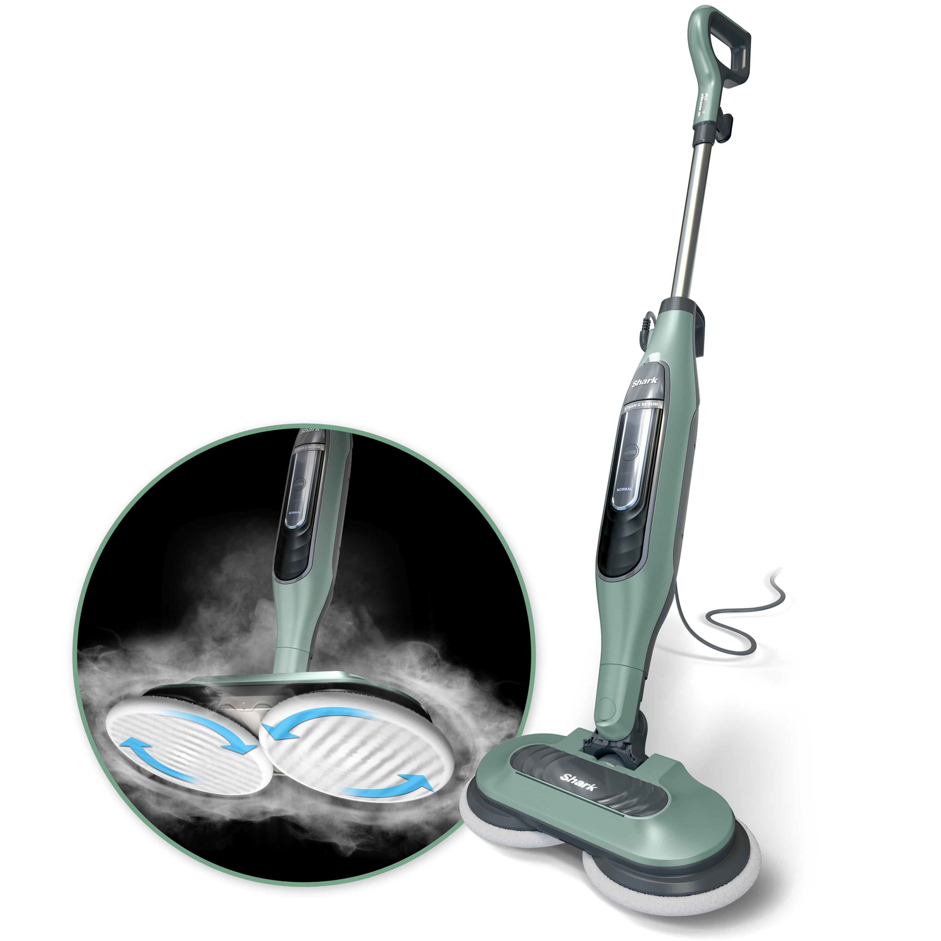 Shark® Steam & Scrub All-in-One Scrubbing and Sanitizing Hard Floor Steam Mop S7000 - Walmart.com