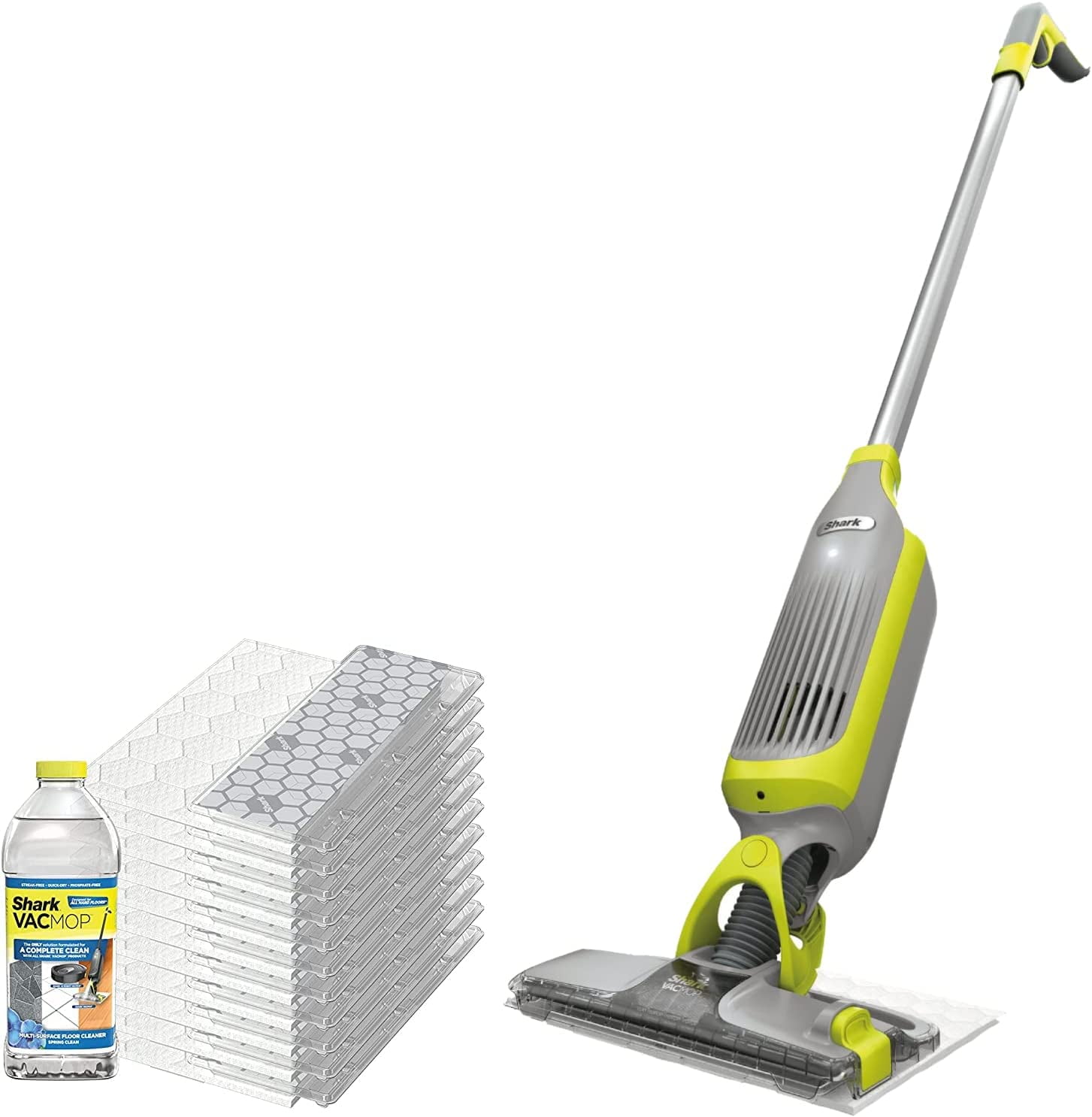 SHARK VM200P12 VACMOP Vacuum Mop Bundle with 12 Disposable VACMOP Pads