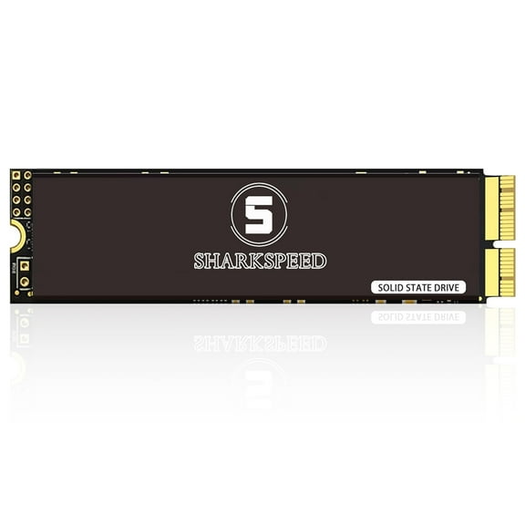 SHARKSPEED SSD 256GB NVMe Replacement for MacBook Air A1465 A1466(2013-2015,2017), MacBook Pro A1502 A1398(Retina 2013-2015), iMac A1418 A1419(2013-2017), M.2 PCIe Gen3.0x4