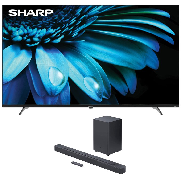 SHARP 4T-C50EL8UR 50 Inch Class 4K Ultra HD with Dolby Audio Roku 