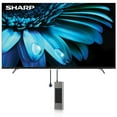 thumbnail image 1 of SHARP 4T-C50EL8UR 50 Inch Class 4K Ultra HD with HDR10 and Roku TV with an Austere 5S-PS8-US1 V-Series 8-Outlet Power w/Omniport USB (2024), 1 of 9