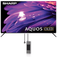 SHARP 4TC55FS1UR 55 Inch Class OLED 4K Ultra HD with Roku TV and an