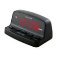 thumbnail interactive-video image 1 of SHARP Digital Alarm Clock, Midnight Black, Easy to Set Keyboard Controls, Red LED Display, 1 of 8