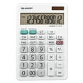 thumbnail image 1 of SHARP EL-334W Large Desktop Calculator, White, 1 of 3