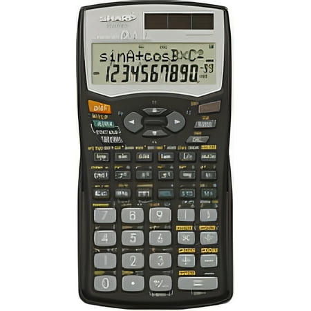 SHARP EL506WBk Scientific Calculator, Compact Design, Black