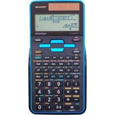 SHARP ELECTRONICS SHR Scientific Calculator With WriteView - Black, Blue