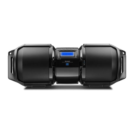 SHARP Portable Bluetooth Hi-Fi Audio Stereo Sound System Boomboxes, Black