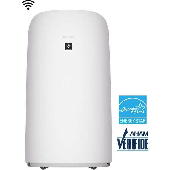 SHARP Smart Air Purifier and Humidifier compatible with Alexa and Google Assistant. Includes Plasmacluster® Ion Technology for Extra-Large Rooms. True HEPA Filter
