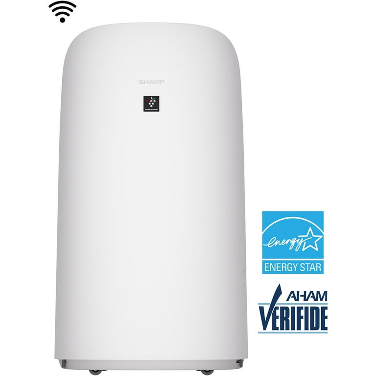 SHARP Smart Air Purifier and Humidifier compatible with Alexa and Google Assistant. Includes Plasmacluster Ion Technology for Large Sized Rooms. True