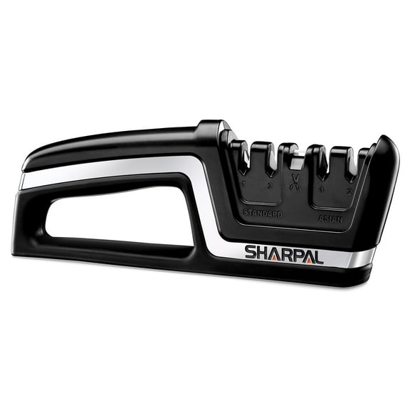 Sharpal 104N 5-in-1 Kitchen Knife and Scissors Sharpener, Tungsten Carbide