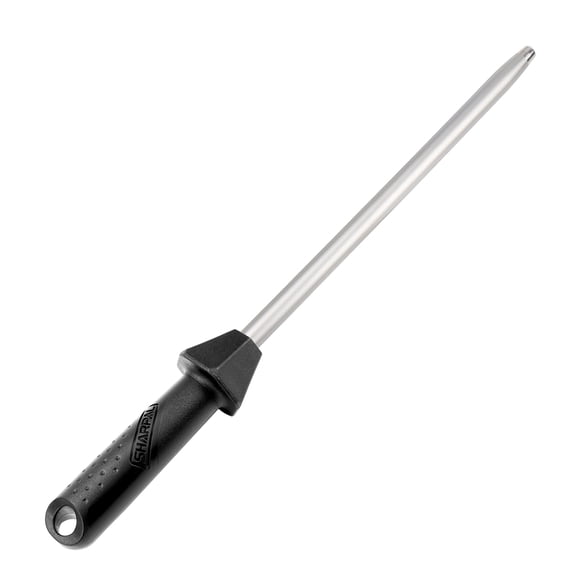 SHARPAL 119N Diamond Sharpening Steel Professional Knife Sharpener - Solid Honing Rod Built-In Angle Guides, Sharpens & Realigns Edges, Polishes Edges, For Chef & Kitchen Knives