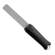 SHARPAL 120N Dual-Grit Diamond Sharpening Stone File with Angle Guide, 220/600 Grit Tool Sharpener for Lawn Mower Blades, Axes, Hatchets, Machetes, Hedge Shears, Knives, Chisels & Drills