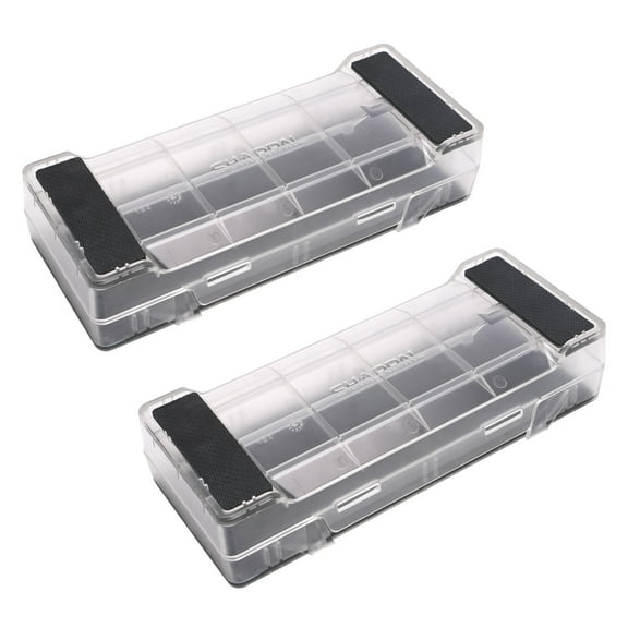 SHARPAL 160H 2PCS 2-in-1 Whetstone and Knife Sharpening Stone Holder & Storage Case with Non-Slip Rubber Base (Fits up to 7.95 x 2.95 x 1.1 inch / 202 x 75 x 28 mm)