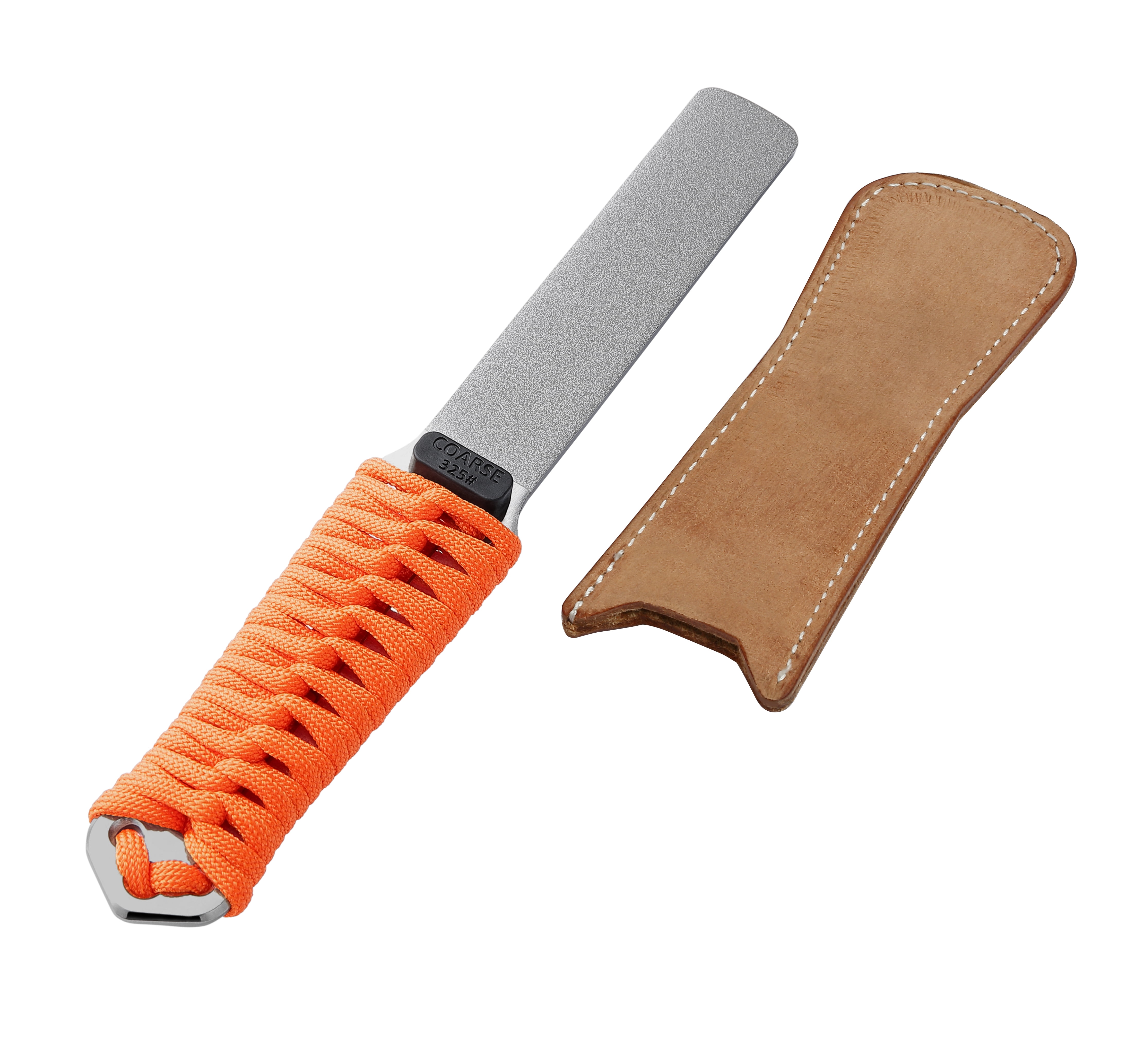 Semicircular Double-sided leather strop for sharpening
