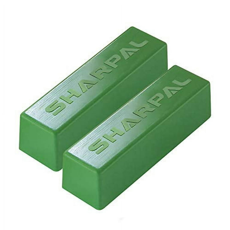 Sharpal 208H 4 oz Polishing Compound Fine Green Buffing Compound Leather Strop Sharpening Stropping Compounds (2-Pack, Total 4 oz.)