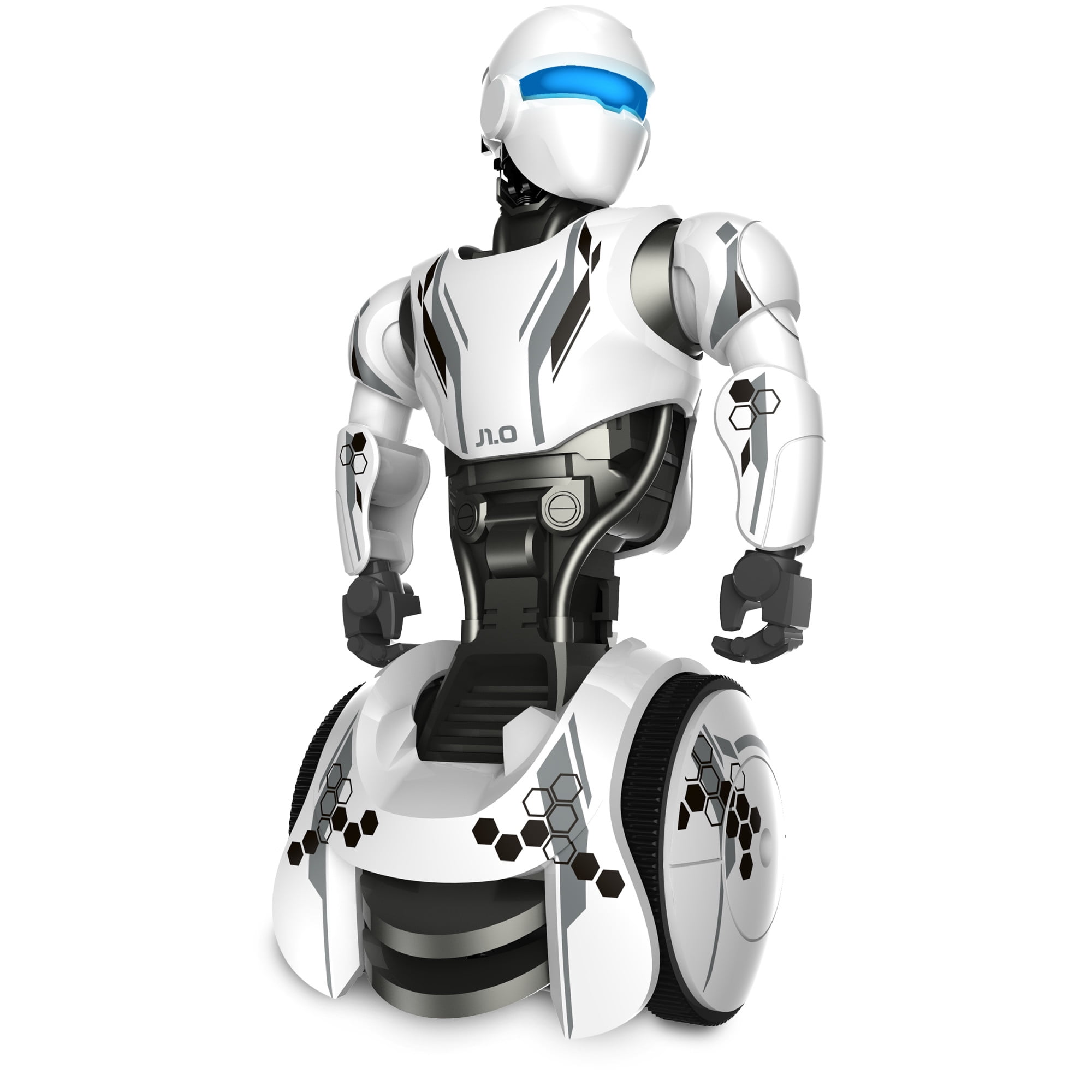 af i morgen Hovedkvarter SHARPER IMAGE RC Humanoid OP One Robot, Cool Sci-Fi Android with Moving  Arms and Gripping Hands, Dances, Plays, Performs, Spy Mode, Voice, Wireless  Control, Full Directional Movement, Battery Power - Walmart.com