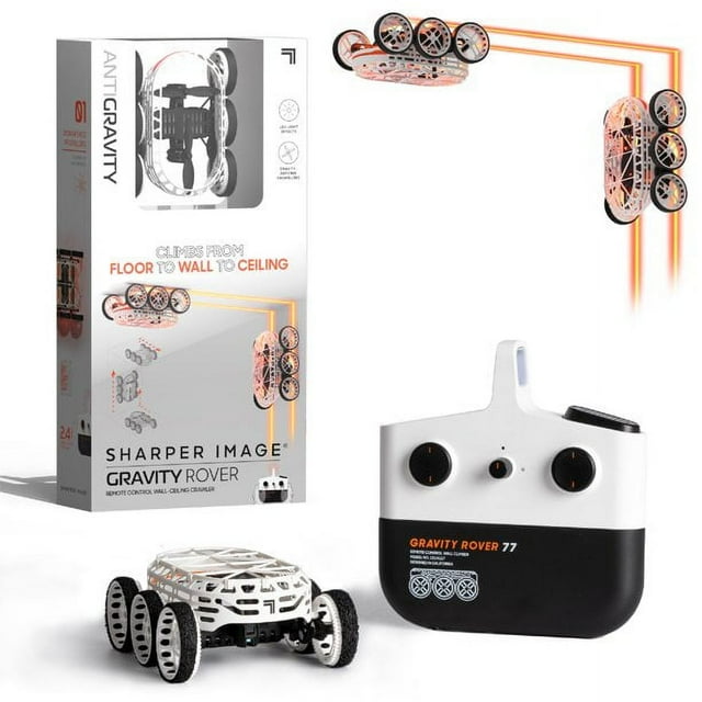 SHARPER IMAGE Remote Control Gravity Rover Antigravity Floor Wall