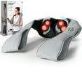 thumbnail image 1 of SHARPER IMAGE Reversible Neck & Shoulder Shiatsu Massager, with Arm Straps, Personal Massage for Neck & Back, Deep Tissue Kneading and Soothing Heat, Rotating Heads, Relaxation & Calming Sensation, 1 of 7