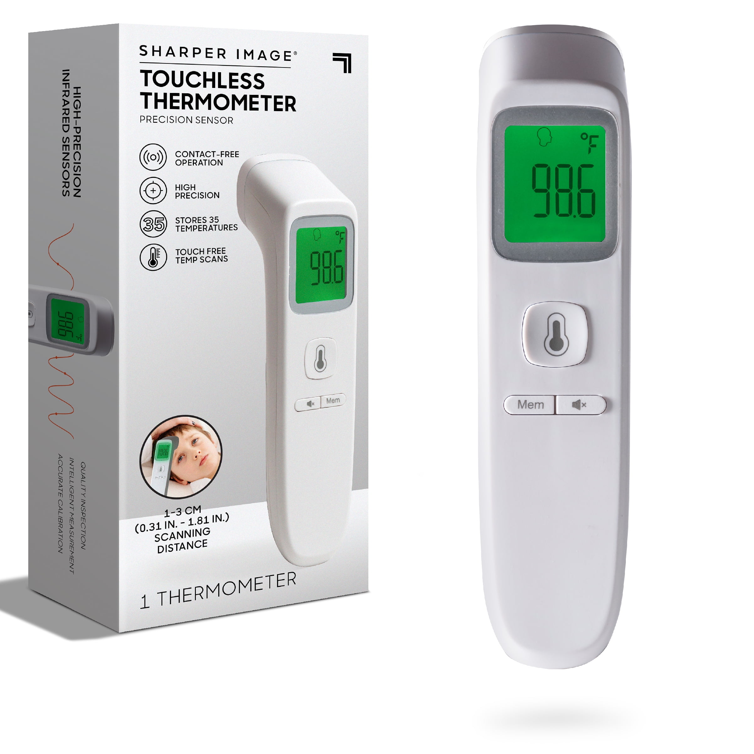 Professional HVAC Tool:Digital Thermometer w/ SS Hair Thin Fast Sensor on 3  ft wire for Quick response HVAC Service Man