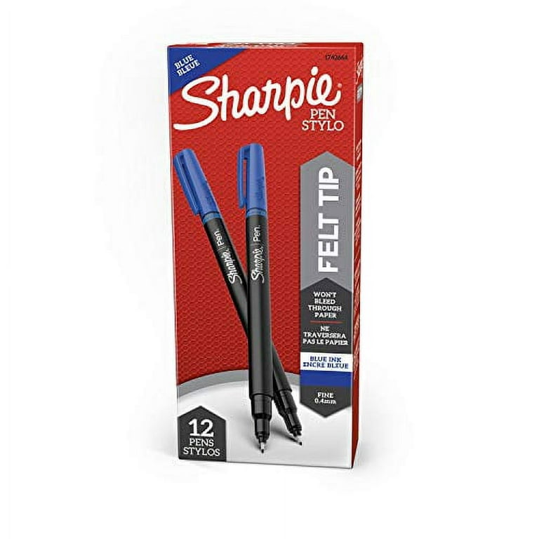 Sharpie 1742664 Pens Fine Point Blue 12