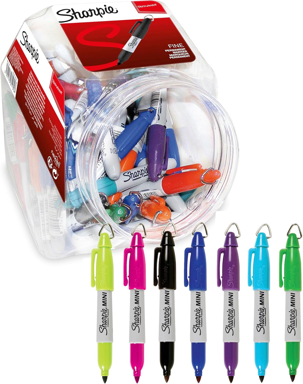 Sharpie Mini Permanent Markers 72-Pack School Pack - Fine Point, Assorted Colors - View #2