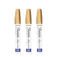 thumbnail image 1 of SHARPIE Oil-Based Paint Marker, Medium Point, 3-Count (Metallic Gold), 1 of 3