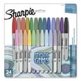 thumbnail image 1 of Mystic Gems Markers, Fine Bullet Tip, Assorted, 24/Pack, 1 of 3
