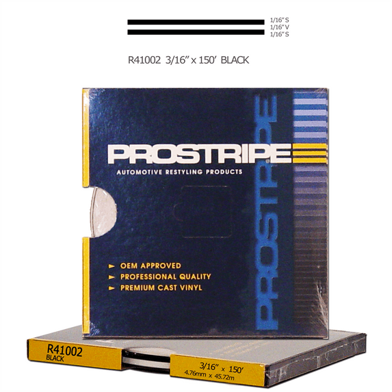 SHARPLINE CONVERTING INC MS, 3/16" X 150'; Black