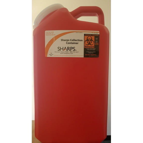 SHARPS COLLECTION CONTAINER 2GAL