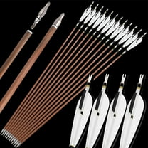 SHARROW 12X 31" Pure Carbon Arrows Archery SP340-600 Compound Recurve Bow Tips Hunting