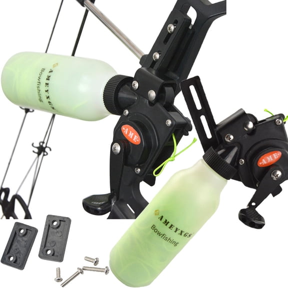 AMEYXGS Archery Bowfishing Spincast Reel 40M Rope Pot Compound Recurve Bow Fishing Tool