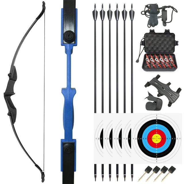 SHARROW Archery Takedown Recurve Bow and Arrow Set Left/Right Hand