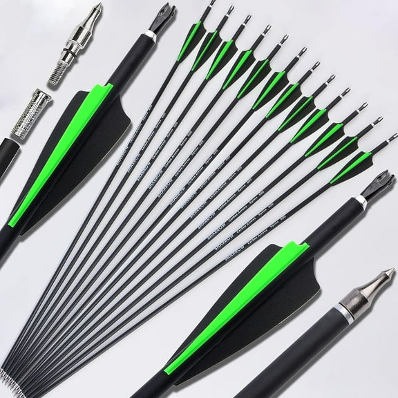 SHARROW Carbon Archery Arrow,12 Pieces
