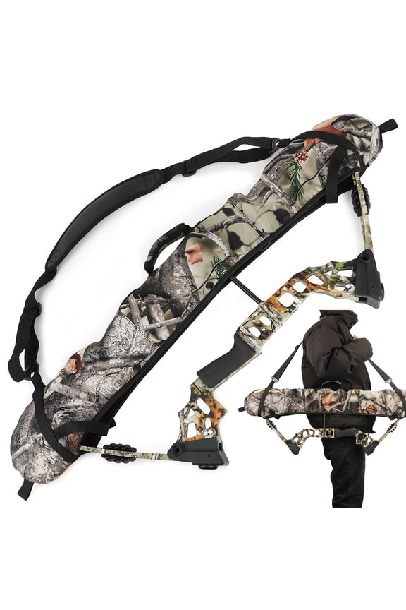 Compound Bow Sling Bag Cams Protector Strap Holder Case Shoulder Archery Hunting