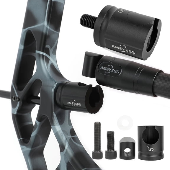 SHARROW Compound Bow Stabilizer Quick Disconnect 0 5 8 10 Degree Adapter Archery Hunting