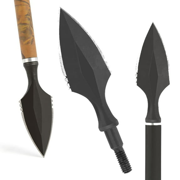 SHARROW Traditional Broadheads Screw Tip Point Arrowhead Archery Crossbow Arrows Hunting