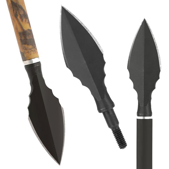 SHARROW Traditional Broadheads Screw Tip Point Arrowhead Archery Crossbow Arrows Hunting