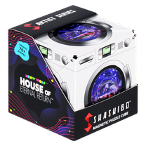 SHASHIBO Shape Shifting Box - STEM Magnetic Fidget Cube That Transforms Into Over 70 Shapes, Meow Wolf Dryer Portal, 1 Pack