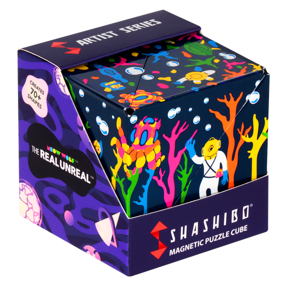 Shashibo, Shape Shifting Box, 1 Pack, STEM Magnetic Fidget Cube ...