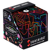 SHASHIBO Shape Shifting Box - STEM Magnetic Fidget Cube That Transforms Into Over 70 Shapes, Meow Wolf Q Dot Map, 1 Pack