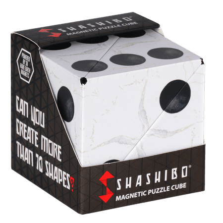 SHASHIBO Shape Shifting Box - STEM Magnetic Fidget Cube That Transforms Into Over 70 Shapes, Renaissance, 1 Pack