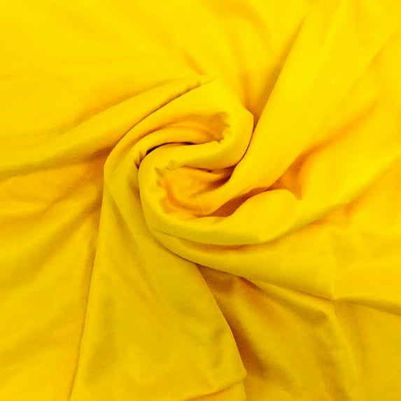 SHASON TEXTILE (3 Yards cut) POLY KNIT CHINZ FABRIC, YELLOW
