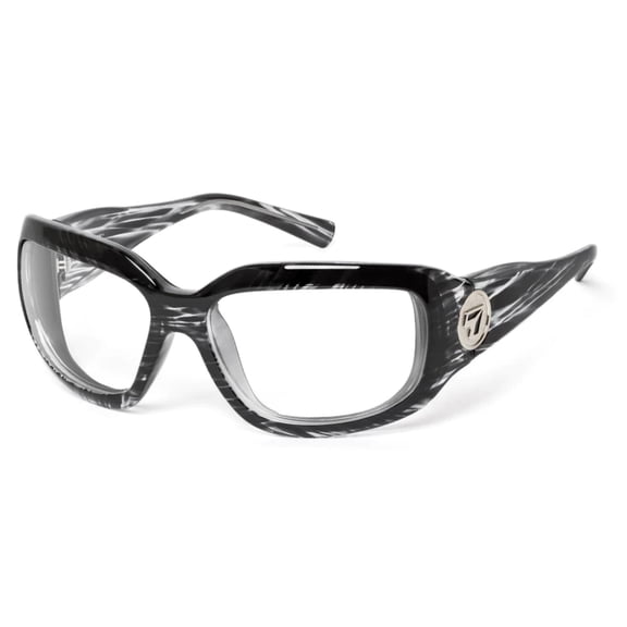 SHASTA Blue Light Blocking Computer Glasses, 100% UVA + UVB Protection, Black Striped Tortoise Frame/BlueByrd Yellow Computer Lenses