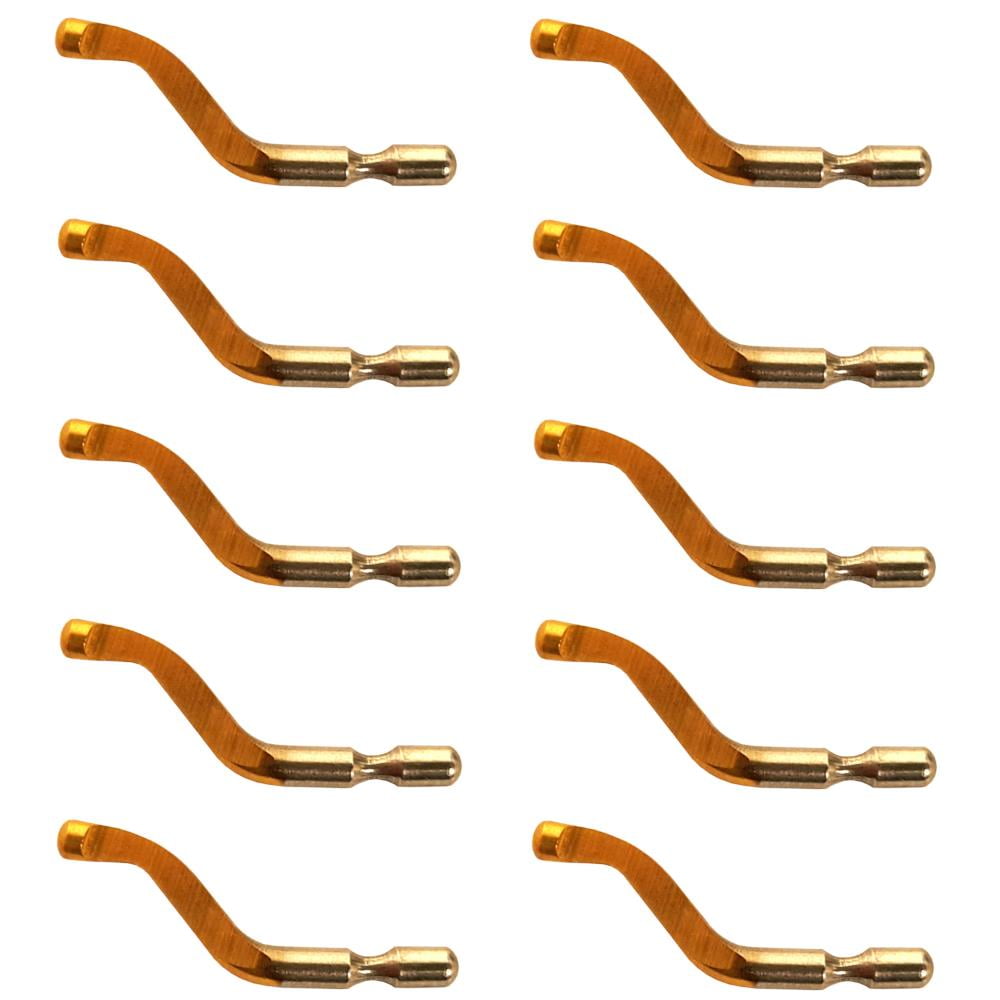 Shaviv 29015 B10P TIN-Coated Deburring Blades (Pack of 10)