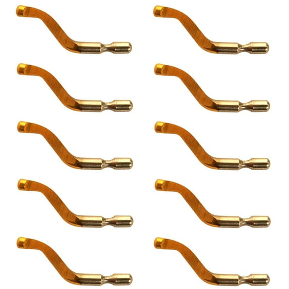 Shaviv 29015 B10P TIN-Coated Deburring Blades (Pack of 10)