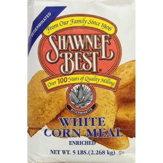 Shawnee Best® White Enriched Corn Meal, 5 lb Bag – Southern Cornbread and Frying Staple