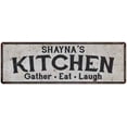 thumbnail image 1 of SHAYNA's Kitchen Rustic Chic Decor Gift 6x18 Sign 106180051519, 1 of 1