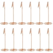 SHBOTO 12pcs Place Card Holder Memo Holder Clip Photo Holder Table Number Holder